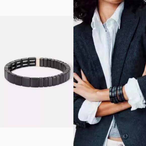 Roxanne Assoulin Black Out Bracelets Set of 3 - Picture 1 of 4